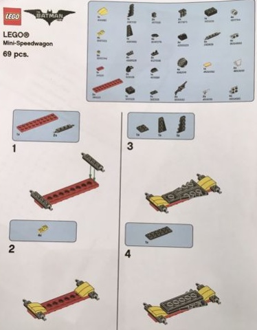 LEGO MINIBATMOBILE Barnes & Noble Exclusive Build - Mini-Speedwagon
