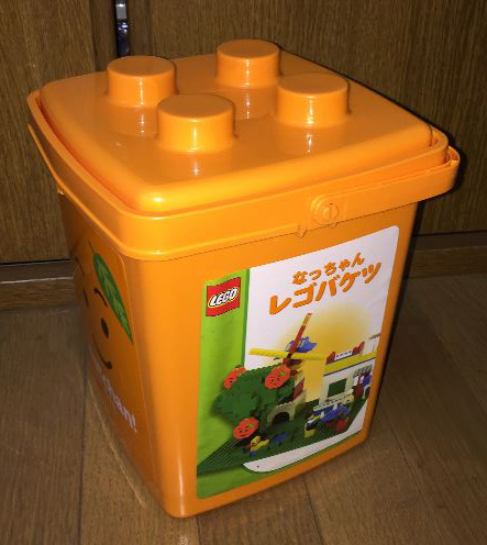 LEGO natchan Natchan Gift Bucket (Suntory Orange Promotional)