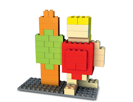 LEGO PAB7 LEGO Brand Store Pick-a-Brick Model - Surfer