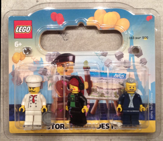 LEGO Paris LEGO Store Grand Opening Exclusive Set, Forum des Halles, Paris, France blister pack