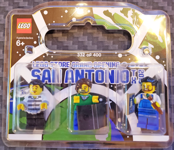 LEGO SanAntonio LEGO Store Grand Opening Exclusive Set, San Antonio, TX blister pack