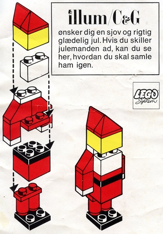 LEGO santa-2 Santa Claus, Illum/C&G Promotional