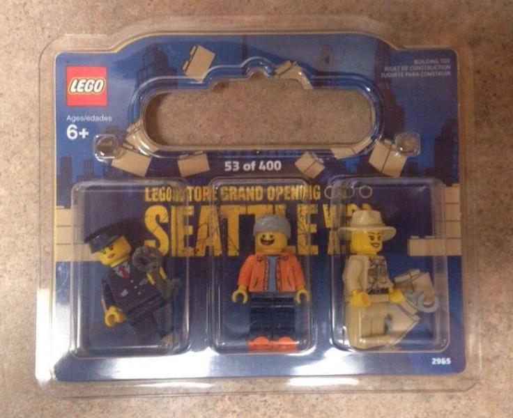 LEGO Seattle LEGO Store Grand Opening Exclusive Set, Seattle, Westfield Southcenter, WA Blister Pack