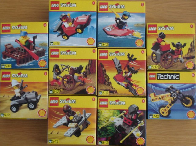 LEGO shell98small Shell 1998 Promotional Sets (Complete Set)