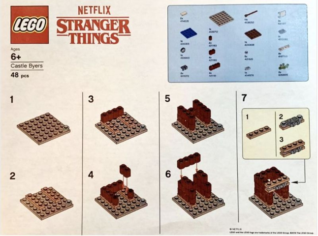 LEGO ST LEGO Brand Store Exclusive Build - Stranger Things Castle Byers