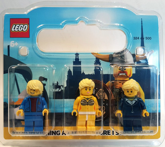 LEGO Stockholm LEGO Store Grand Opening Exclusive Set, Mall of Skandinavia, Stockholm, Sweden blister pack