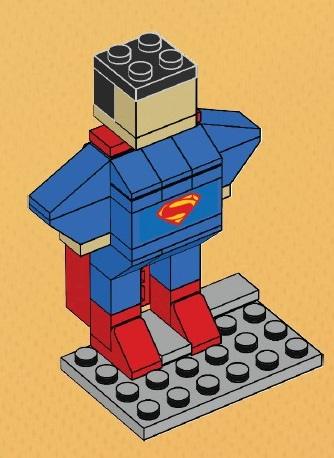 LEGO SUPERMAN LEGO Brand Store Exclusive Build - Superman