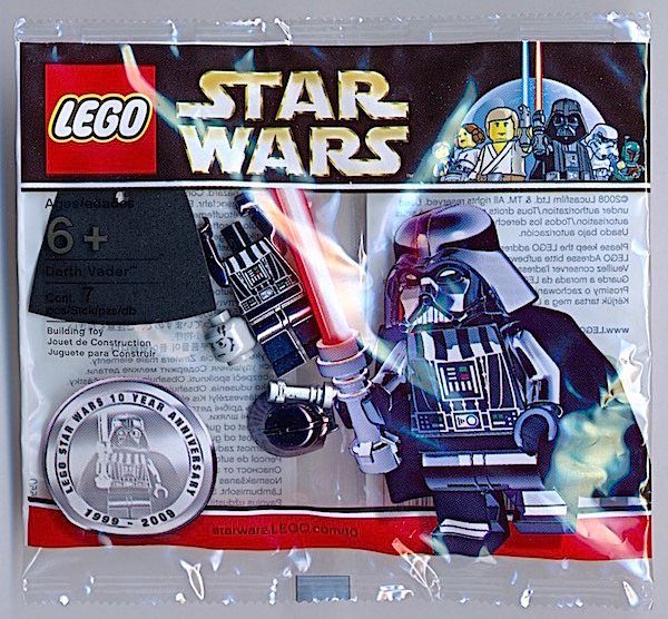LEGO sw218promo Darth Vader 10 Year Anniversary Promotional Minifigure polybag