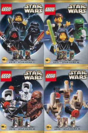 LEGO swminifigures Star Wars Minifigure Packs 4-Pack