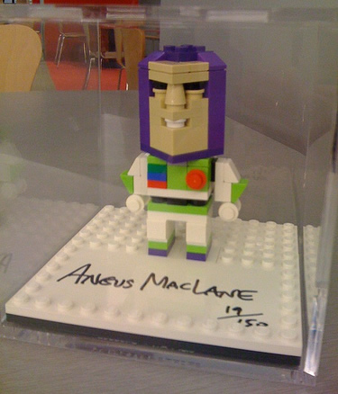 LEGO tf10 Toy Fair Invitation 2010, Toy Story Buzz Lightyear CubeDude, V.I.P. Gala Set