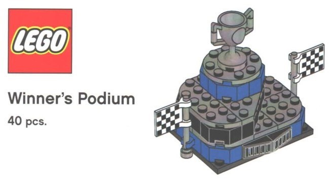 LEGO TRUPODIUM Toys "R" Us Exclusive Build - Winner's Podium