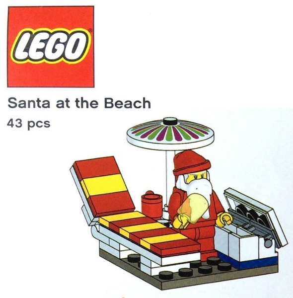 LEGO TRUSANTA Toys "R" Us Exclusive Build - Santa at the Beach