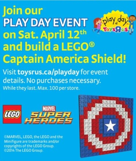 LEGO TRUSHIELD-3 Toys "R" Us Exclusive Build - Captain America Shield