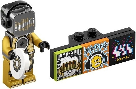 LEGO vidbm02-8 DJ Beatbox, Vidiyo Bandmates, Series 2 (Complete Set with Stand and Accessories)