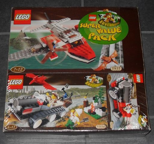 LEGO VP-15 Adventurers Bundle Pack, Super Value Pack (Copack of Sets 5920, 5934, and 5935)