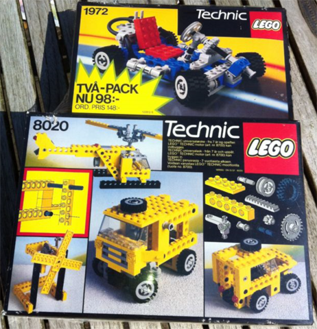 LEGO VP-21 Technic Value Pack - TVA-PACK NU 98 (1972, 8020)