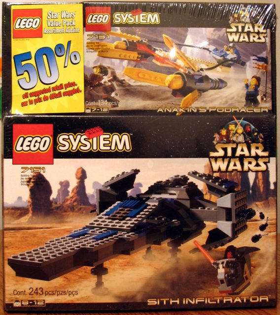LEGO VP-3 Star Wars Bundle Pack, Value Pack (Copack of Sets 7131 and 7151)