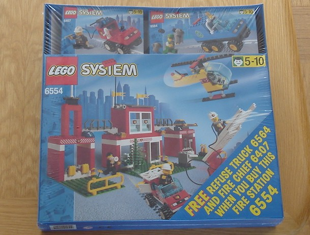 LEGO VP-7 Fire Value Pack (6554, 6407, 6564)