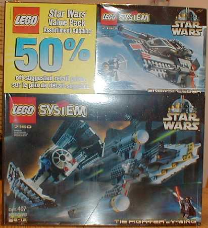 LEGO VP-8 Star Wars Bundle Pack, Value Pack (Copack of Sets 7130 and 7150)