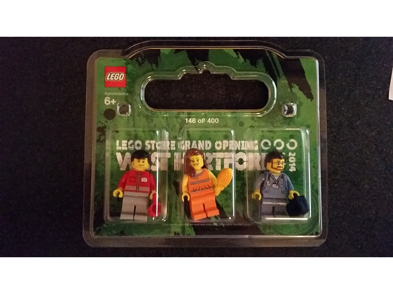 LEGO WestHartford LEGO Store Grand Opening Exclusive Set, Westfarms Mall, West Hartford, CT blister pack