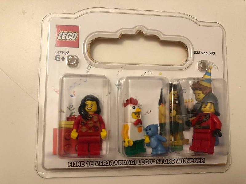 LEGO Wijnegem LEGO Store 1st Anniversary Exclusive Set, Wijnegem, Belgium Blister Pack