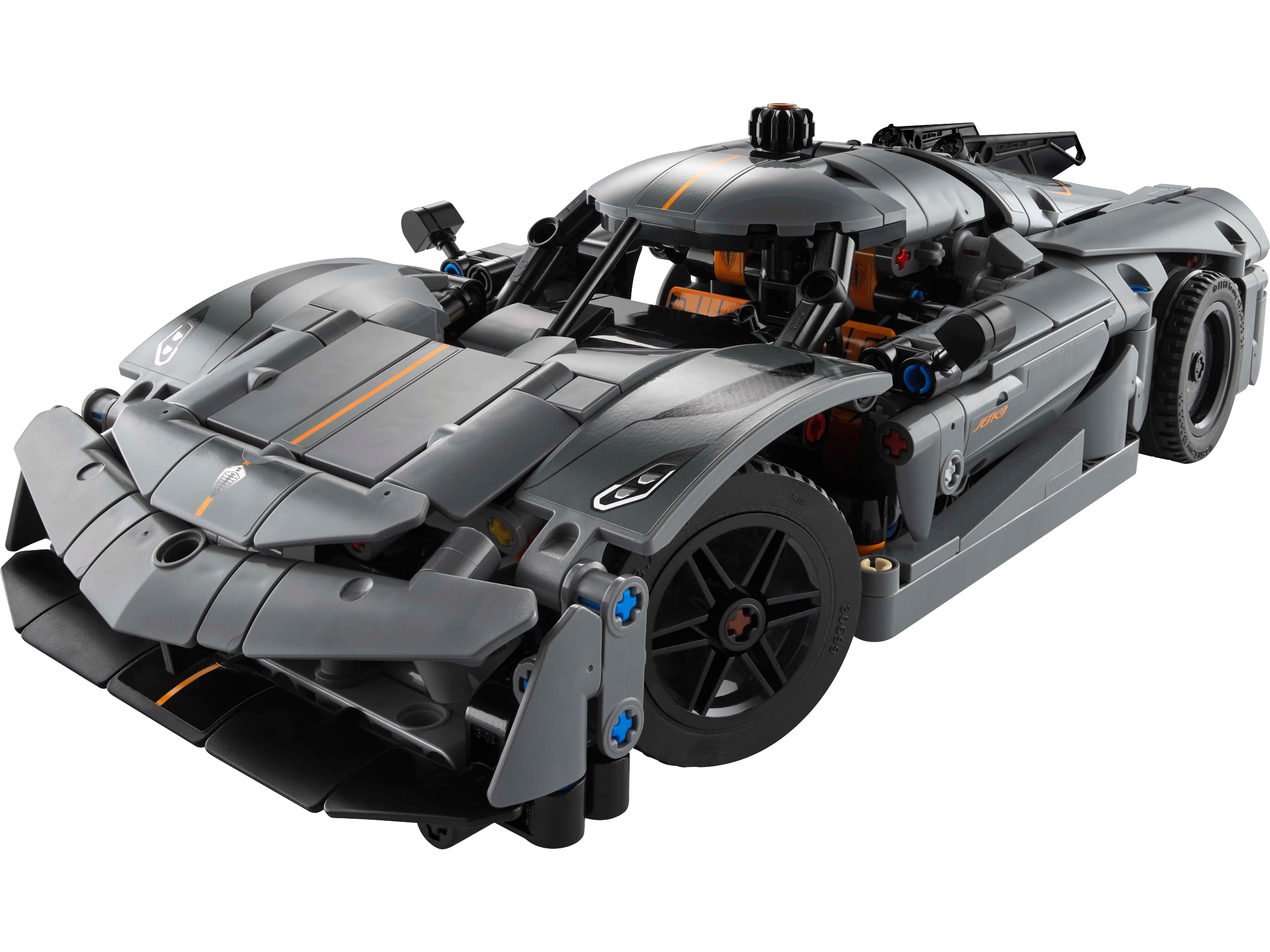 LEGO 42173 Koenigsegg Jesko Absolut Gray Hypercar